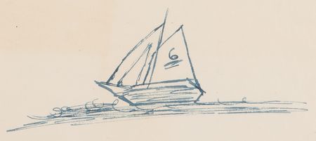 Lot #50 John F. Kennedy Original Sketches as a Massachusetts Senator - Image 2