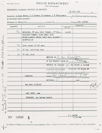 Lot #249 Jack Ruby: Bullet Fired From the Gun that Shot Oswald - Image 13