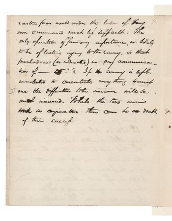 Lot #39 U. S. Grant Civil War-Dated Handwritten Statement Directed to Henry Halleck for a Potential North Carolina Campaign - Image 5