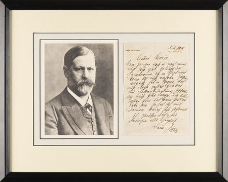 Lot #242 Sigmund Freud Autograph Letter Signed, Sending an Update on His Injured Son - Image 1