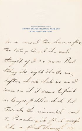Lot #329 Douglas MacArthur 11-Page Autograph Letter Signed to His Fiancée on the Jealous Advances of General John J. Pershing - Image 4