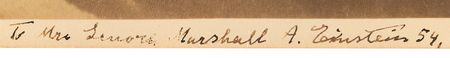 Lot #237 Albert Einstein Signed Photograph to a Noted Peace Activist - Image 2
