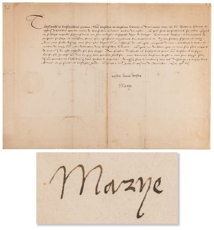 Lot #223 Queen Mary I Rare Letter Signed (1556) - Image 1