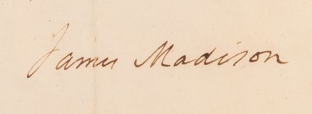 Lot #9 James Madison and James Monroe Document Signed, Appointing Peace Commissioners after the Second Barbary War - Image 2
