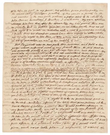 Lot #10 James Monroe Autograph Letter Signed, Remarking on His Presidential Qualifications: 
