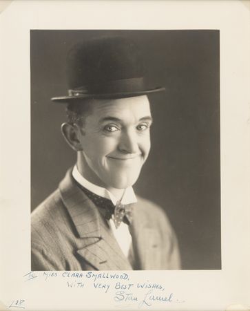 Lot #472 Laurel and Hardy (2) Signed Photographs - Image 2