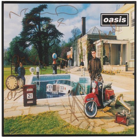 Lot #696 Oasis Signed Album - Be Here Now - Image 1