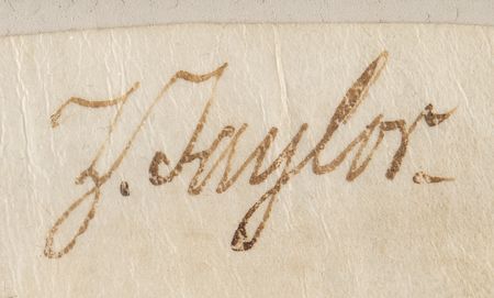 Lot #186 Zachary Taylor Signature as President - Image 3