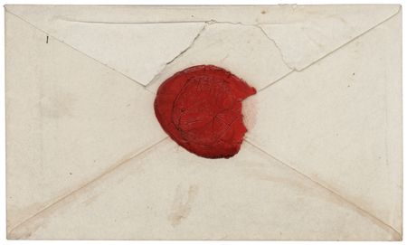 Lot #199 John Tyler Signed Free Frank - Image 2