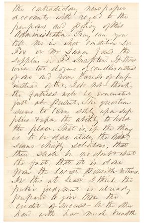 Lot #27 Franklin Pierce Autograph Letter Signed on the Eve of War - 