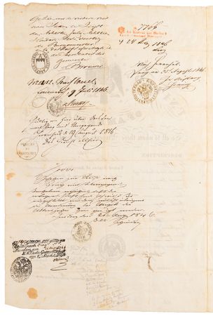 Lot #71 James Buchanan Document Signed as Secretary of State - Image 2