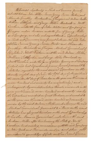 Lot #208 James Iredell Autograph Endorsement Signed - Rare Document from an Original Supreme Court Justice - Image 1