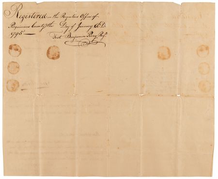 Lot #208 James Iredell Autograph Endorsement Signed - Rare Document from an Original Supreme Court Justice - Image 5
