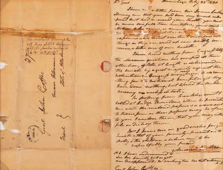 Lot #14 Andrew Jackson Autograph Letter Signed on the Missouri Compromise - Image 1