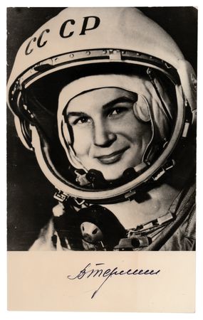 Lot #398 Valentina Tereshkova Signed Photograph - Image 1