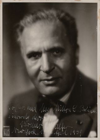Lot #768 Bruno Walter (3) Signed Items - Musical Quote, Photograph, and Handwritten Letter - Image 4