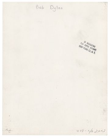 Lot #578 Bob Dylan Original Photograph by Don Hunstein - 1965 'Bringing It All Back Home' Session - Image 2