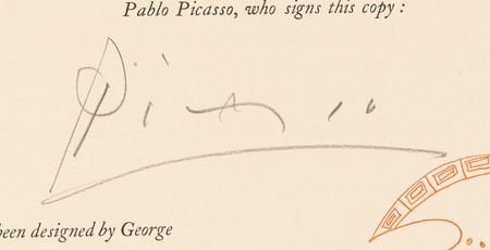 Lot #403 Pablo Picasso Signed Limitation Page from Lysistrata (Ltd. Ed. 772/1500) - Image 3