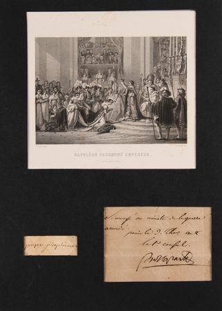 Lot #335 Napoleon and Josephine Signatures - Image 1