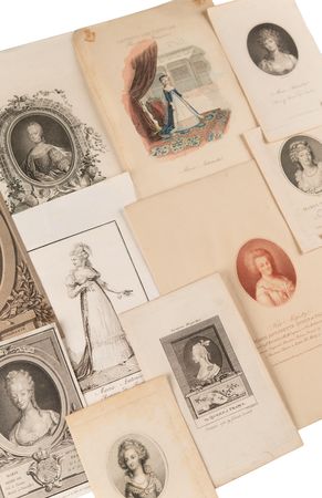 Lot #217 Marie Antoinette (13) Period Engraved Portraits from the 18th and 19th Centuries - Image 1