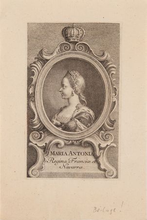 Lot #217 Marie Antoinette (13) Period Engraved Portraits from the 18th and 19th Centuries - Image 11