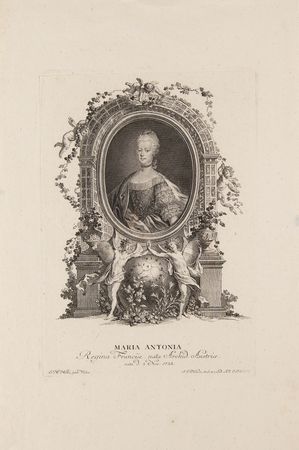 Lot #217 Marie Antoinette (13) Period Engraved Portraits from the 18th and 19th Centuries - Image 2