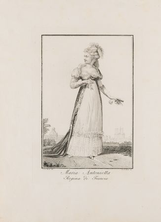 Lot #217 Marie Antoinette (13) Period Engraved Portraits from the 18th and 19th Centuries - Image 5