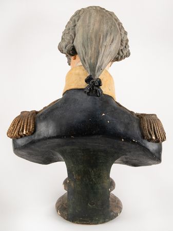 Lot #202 George Washington Large Plaster Bust by P. P. Caproni & Brother - Image 3