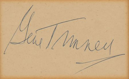 Lot #522 James J. Braddock and Gene Tunney (2) Signatures - Image 2