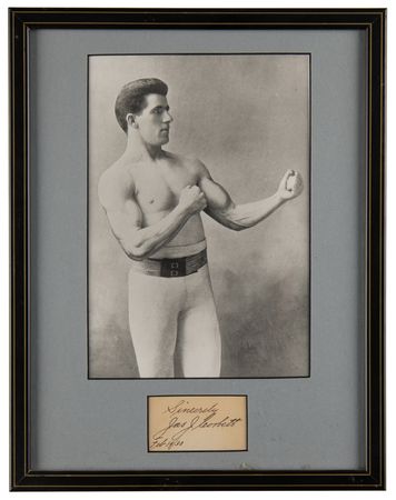 Lot #523 James J. Corbett Signature - Image 1
