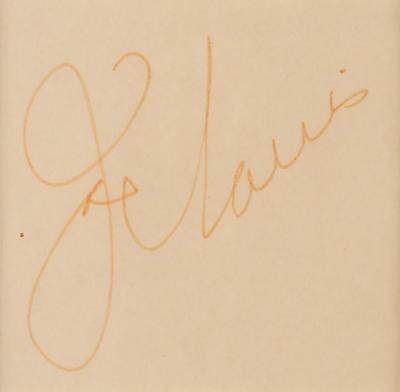 Lot #532 Joe Louis Signature - Image 2