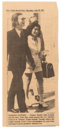 Lot #661 Beatles: John Lennon and Yoko Ono Signed Postcard - Image 3