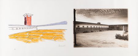 Lot #227 Nelson Mandela Signed Lithograph - 'The Courtyard' (Ltd. Ed. #1/10) - Image 2