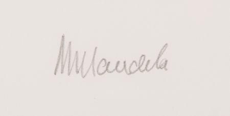 Lot #227 Nelson Mandela Signed Lithograph - 'The Courtyard' (Ltd. Ed. #1/10) - Image 3