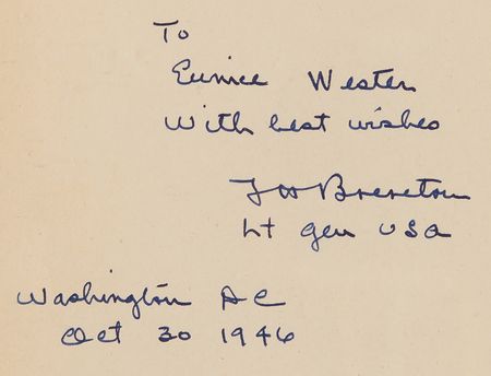 Lot #343 Lewis H. Brereton Signed Book - The Brereton Diaries - Image 2