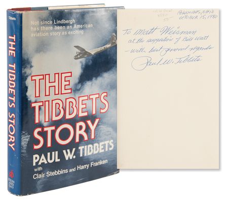 Lot #348 Enola Gay: Paul Tibbets Signed Book - The Tibbets Story - Image 1