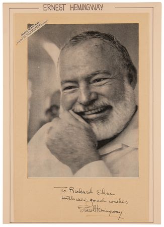 Lot #427 Ernest Hemingway Signature - Image 1