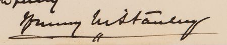 Lot #243 Henry M. Stanley Autograph Letter Signed on American Interloping with the 1895 Venezuela Crisis - Image 3