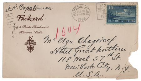 Lot #510 Jose Raul Capablanca Autograph Letter Signed - Image 3
