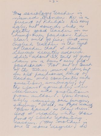 Lot #689 Janis Joplin Early Autograph Letter Signed on Her Latest Art Project - 
