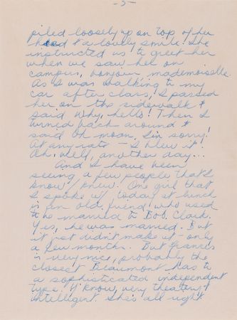Lot #689 Janis Joplin Early Autograph Letter Signed on Her Latest Art Project - 
