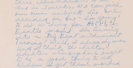 Lot #689 Janis Joplin Early Autograph Letter Signed on Her Latest Art Project - 