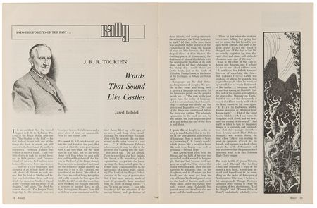 Lot #434 J. R. R. Tolkien Typed Letter Signed with Original Rally Magazine Sketch - Image 4