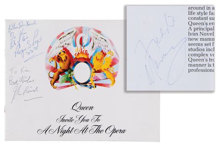 Lot #704 Queen Signed Program: 'A Night at the Opera' - Image 1