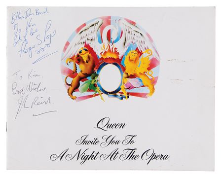 Lot #704 Queen Signed Program: 'A Night at the Opera' - Image 2