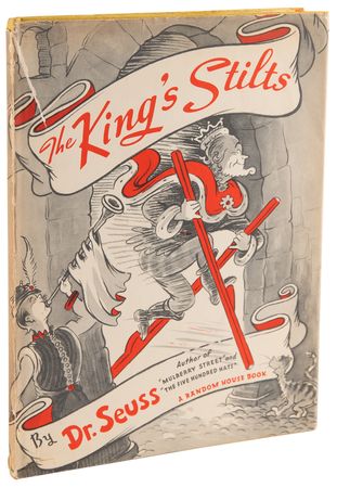 Lot #432 Dr. Seuss Signed Book with Sketch - The King's Stilts - Image 3