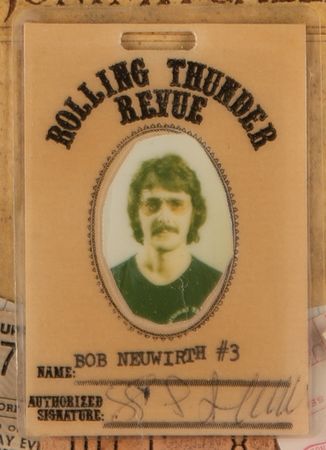 Lot #553 Bob Dylan: Rolling Thunder Revue Framed Backstage Pass, Map, Buttons, and Tickets - From the Collection of Bob Neuwirth - Image 5