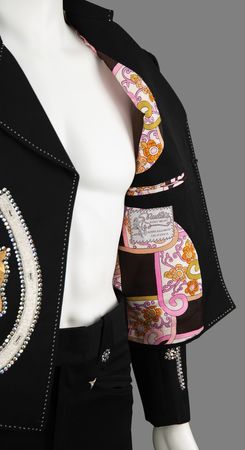 Lot #563 Bob Dylan Rolling Thunder Revue: Bob Neuwirth's Stage-Worn Hurricane Carter Benefit 'Nudie Suit' - Image 14