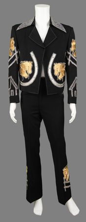 Lot #563 Bob Dylan Rolling Thunder Revue: Bob Neuwirth's Stage-Worn Hurricane Carter Benefit 'Nudie Suit' - Image 2