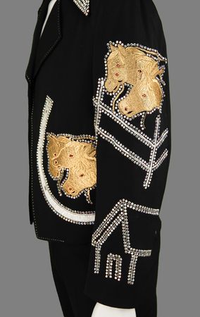 Lot #563 Bob Dylan Rolling Thunder Revue: Bob Neuwirth's Stage-Worn Hurricane Carter Benefit 'Nudie Suit' - Image 9